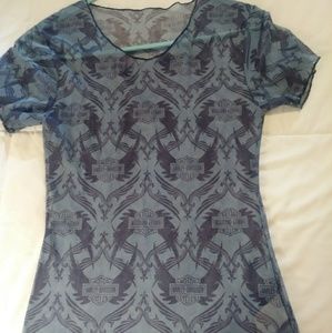 Harley Davidson sheer top